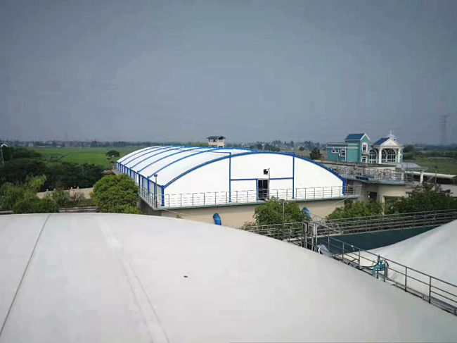 膜结构污水池盖