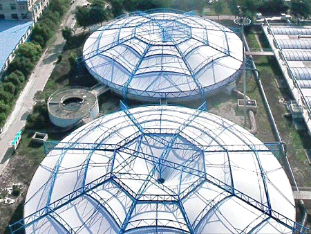 膜结构污水池盖