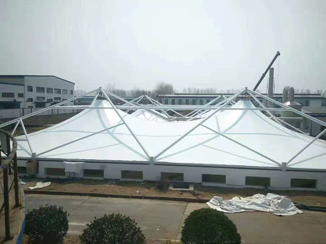 膜结构污水池盖